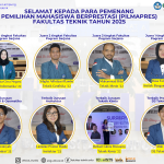 SELAMAT KEPADA PARA PEMENANG PEMILIHAN MAHASISWA BERPRESTASI (PILMAPRES) FAKULTAS TEKNIK TAHUN 2025